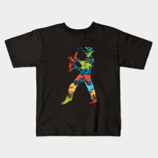 Colorful Saxophone Player Kids T-Shirt